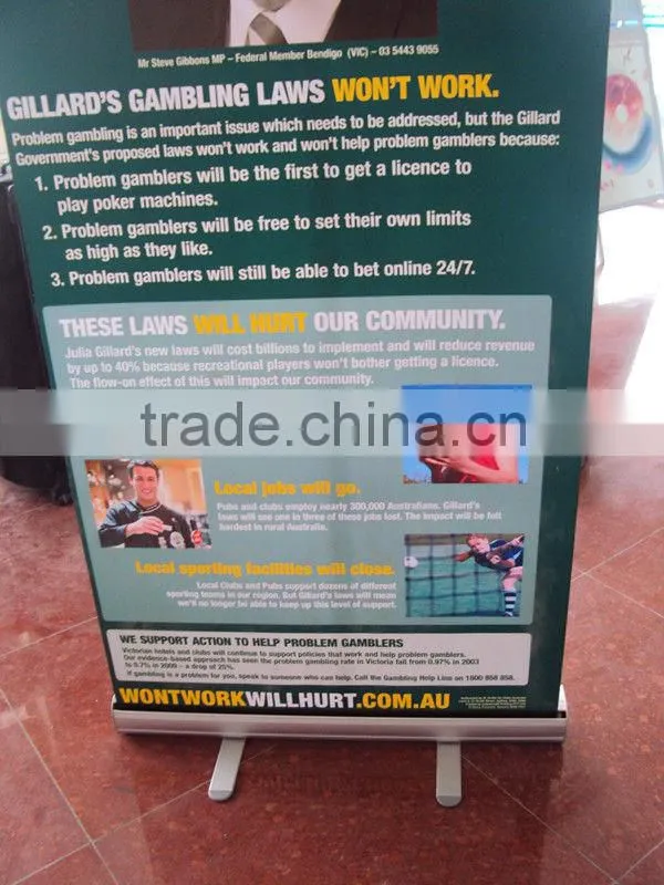 Aluminum roll up stand roll up banner display Advertising display