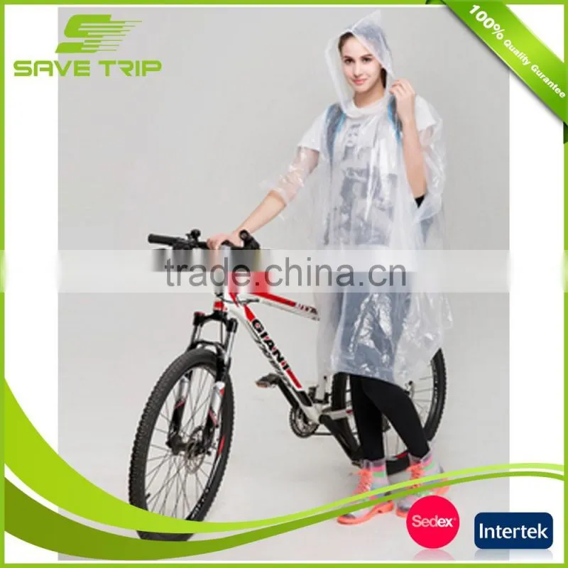Cheap Clear Raincoat in Ball with Keychain