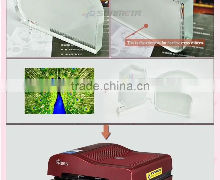 Freesub BSJ01 L80*H60*W25mm small square blank 3D sublimation crystal photo gifts