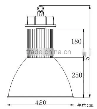 Industrial 150W LED High Bay Light 3 Year Warranty