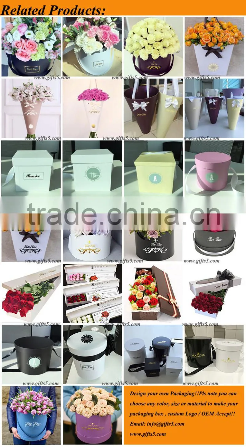 2016 BEST SELLING PACKING CUSTOMIZED FULL PRINTING CORRUGATED FANCY BOX FOR SHIPPING FLOWER DELIVERY BOX