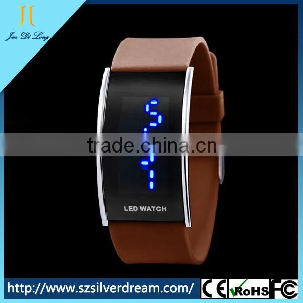 Mens Watches Stainless Steel Back Water Resistant led Watch