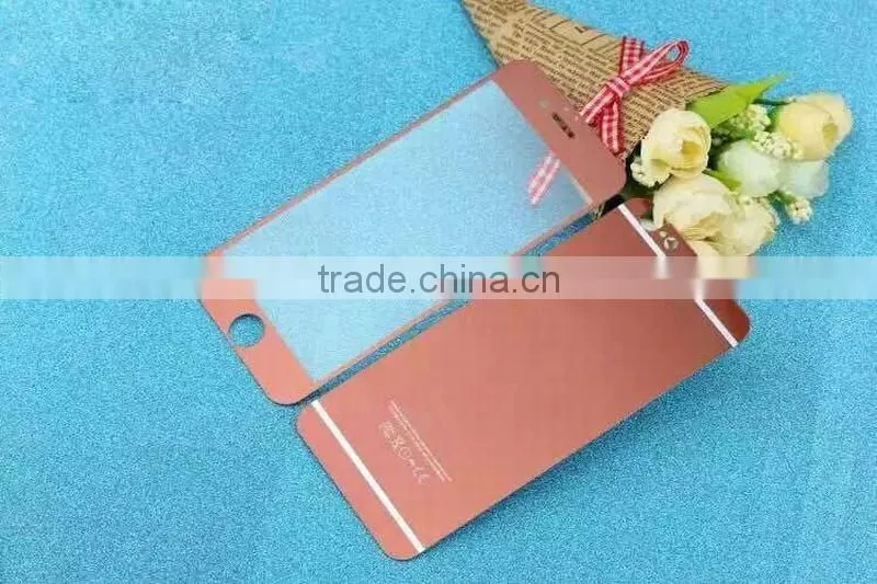 Colored Tempered Glass Screen Protector for iphone 6 plus, Front Back Tempered Glass Screen Protector OEM ODM, Various Color