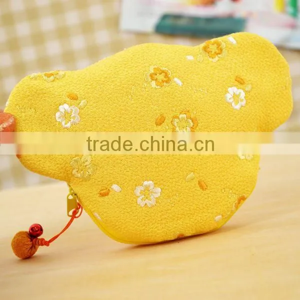 Newest Lovely Bear Chinese Style Zip Lucky Cat Coin Wallet Wholesale ZTMZ-CW014