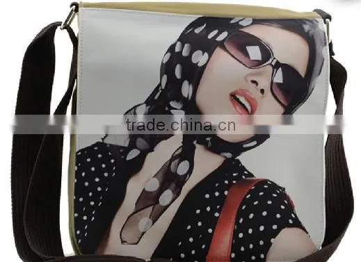 2015 stylish sublimation shoulder bag with great quality