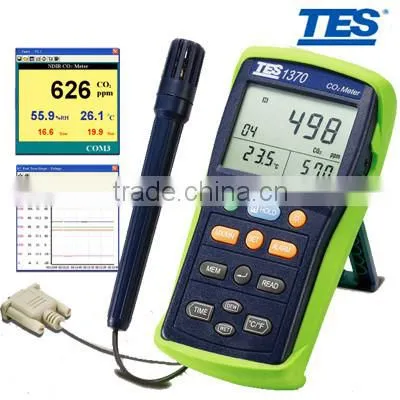 TES-1370 NDIR CO2 Meter with Temperature/Humidity/ RS232 Inerface