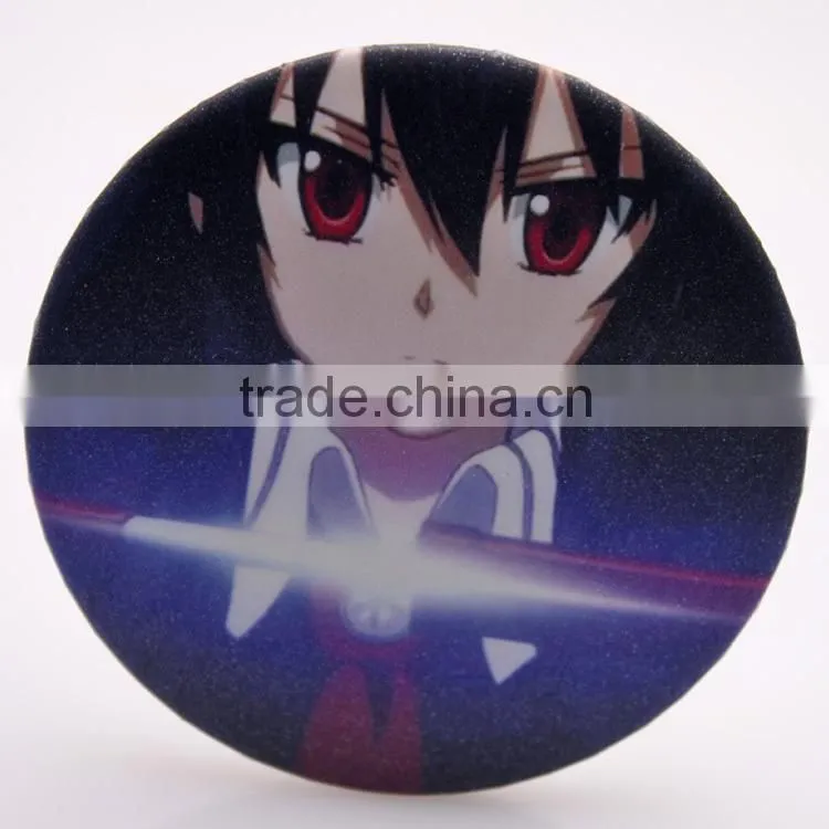 custom made magnetic souvenir tin badge