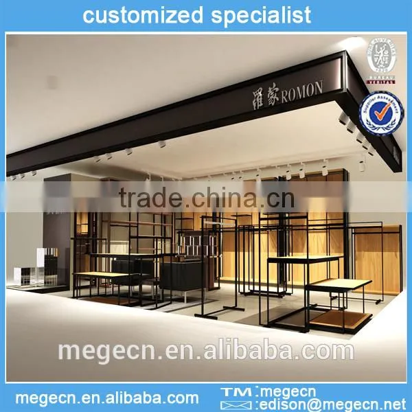 wood indoor advertising display rack