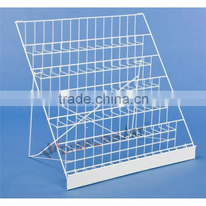 White Counter Metal sign holders