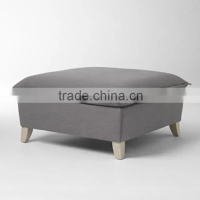customized gray fabric chair with ottoman avaliable OT4037