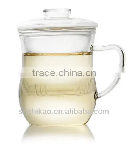 blown glass bubble tea cup
