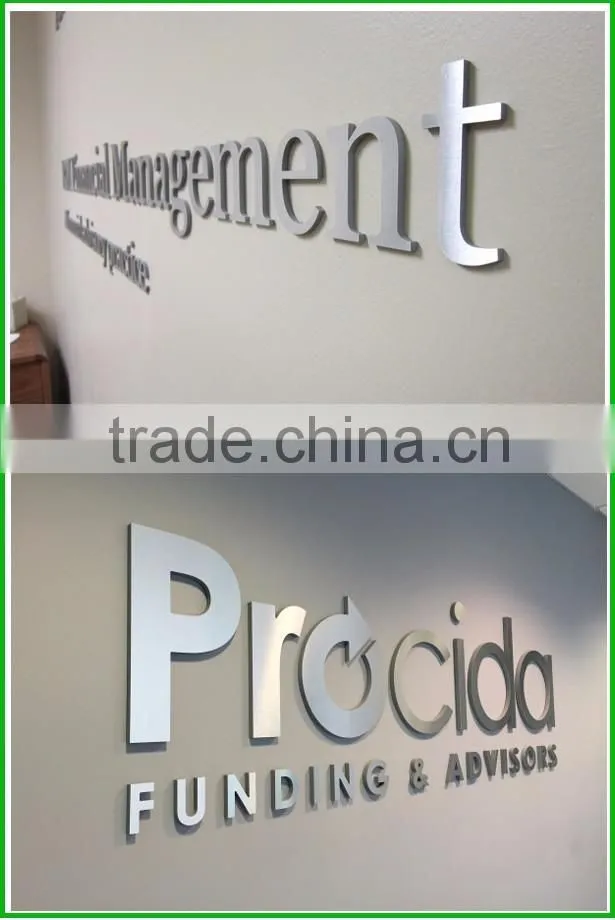 High Grade Fabricated 304 Stainless Steel Signage for YOU