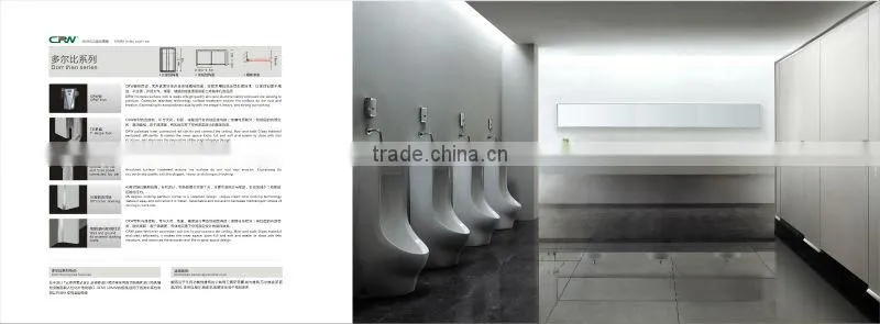 Compact board ,aluminum whole public toilet partition