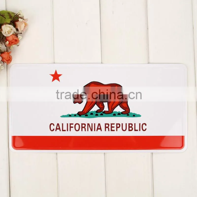 custom decorative printing car number license plate
