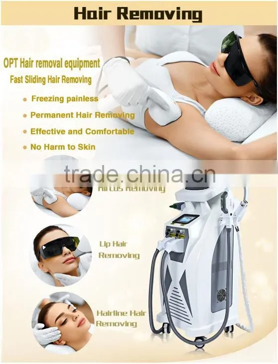 ipl laser hair removal machine / ipl rf ipl skin tightening beauty machine