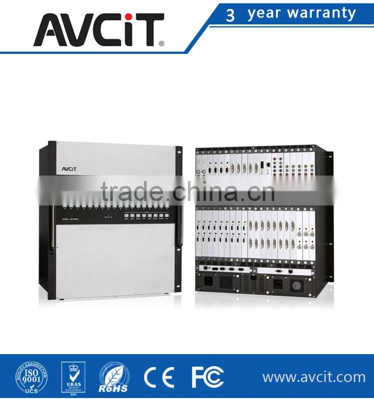 Compatible with HDCP HD 36X36 video switchers support 3D 1080P