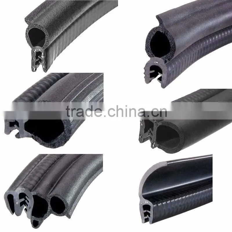 Car door rubber seals for EPDM rubber innner use steel belt