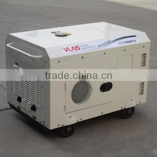 double- cylinder factory price electric start 12kva diesel generator