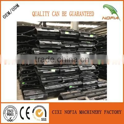Trade assurance combine harvester rubber track 450*90*48 rubber crawler