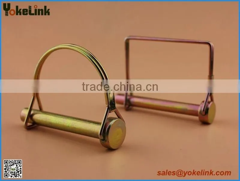 Round or Square zinc yellow Wire lock pin