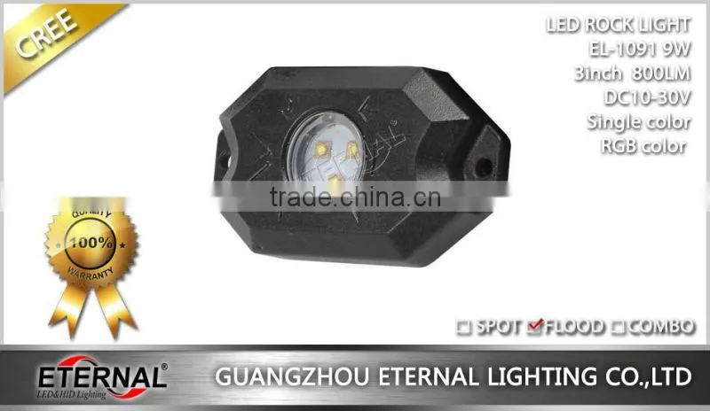 4/6/8/12 POD Rock LED Off Road Jeep ATV golf cart Truck Vehicle Rock Crawler Light RGB rock light
