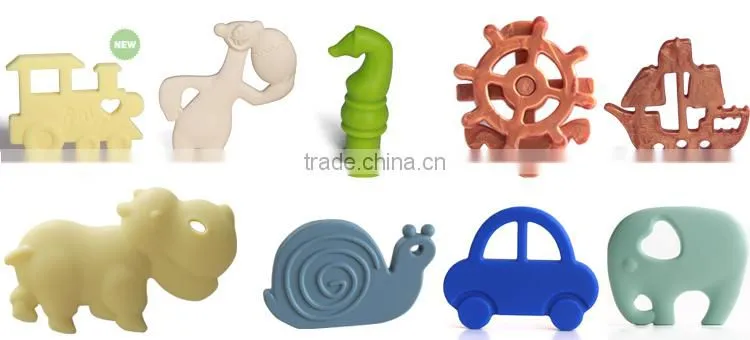 New year/christmat souvenirs chewable silicone baby gift
