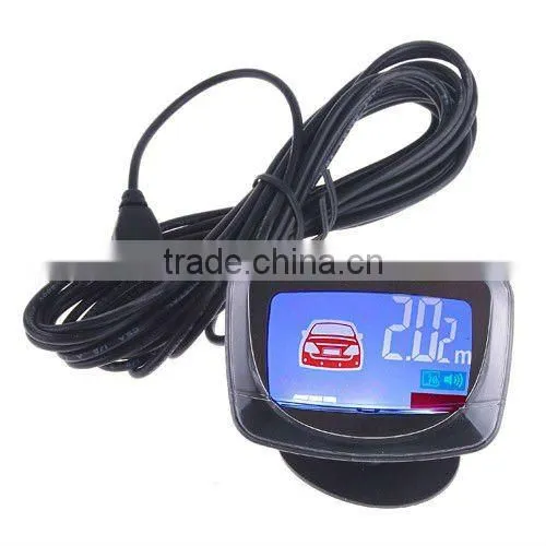 Car LCD Parking Reverse Backup Radar With 4 Sensors