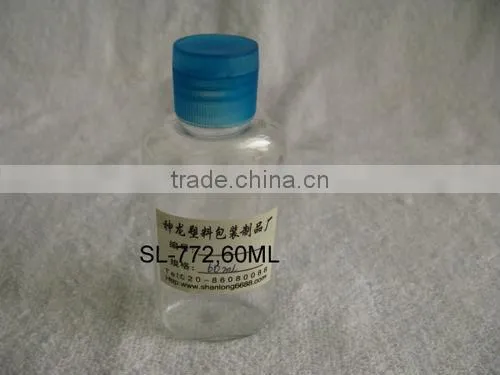 plastic PET shampoo bottle