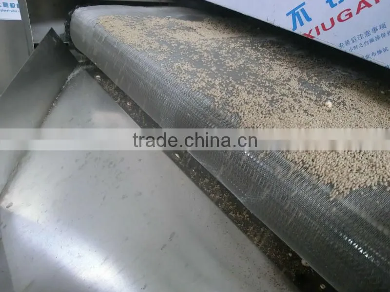 Stainless steel double mesh belt 7layer 9meters Dog feed pellet dryer/fish food dryer