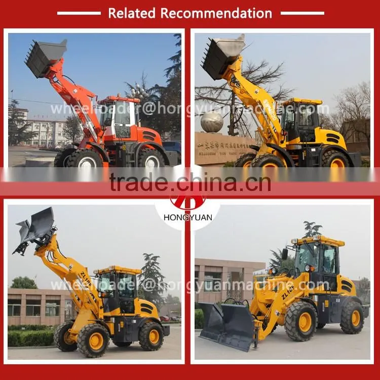 HY8600 high capacity 1t 4 wheel drive sugarcane loader/wheel drive