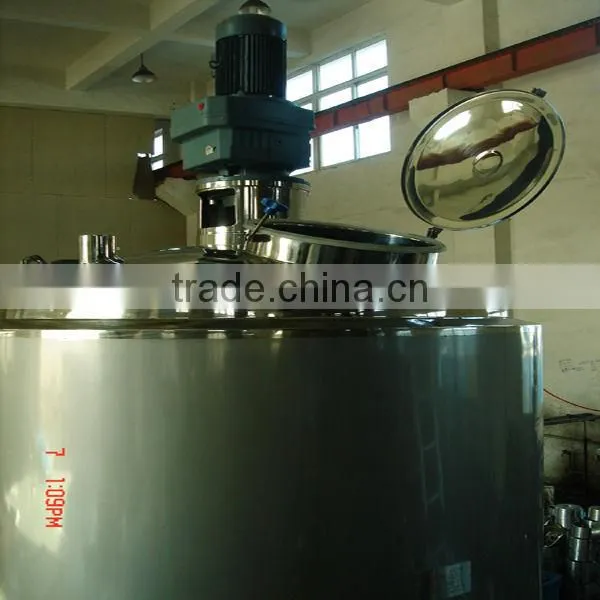 Stainless steel syrups mixing tank