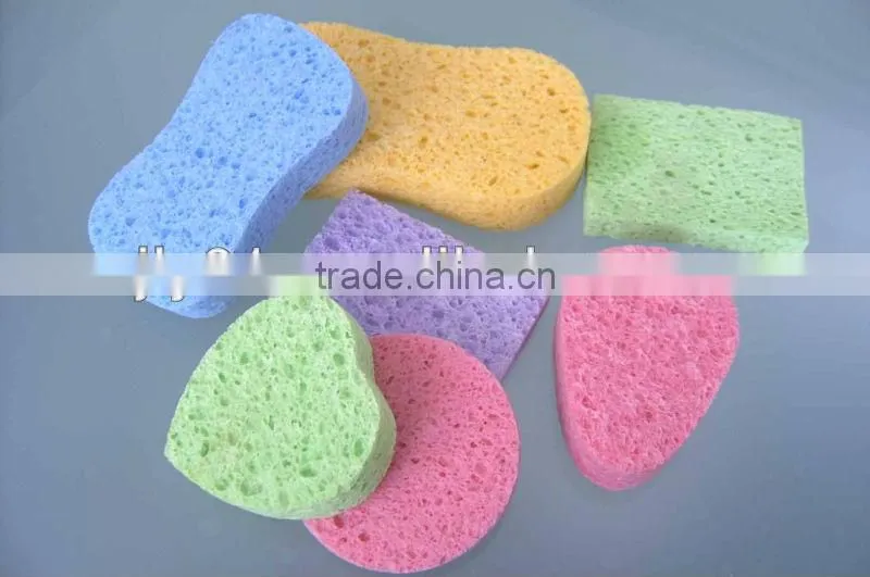 Natural Compresses cellulose wet sponge for salon makeup sponge 2016