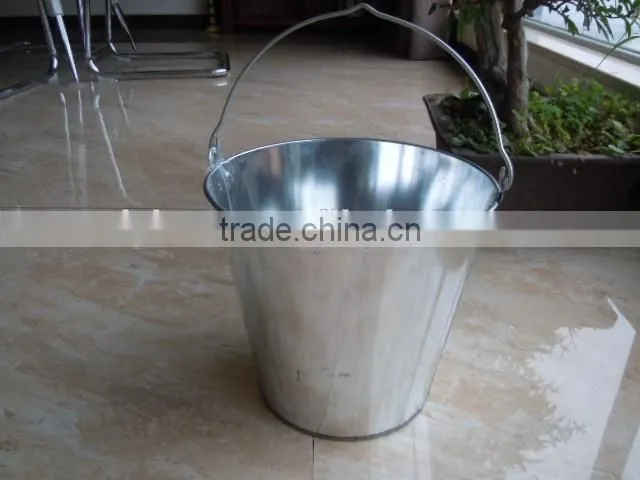 Pail in buckets,zinc bucket,iron bucket for home and garden use