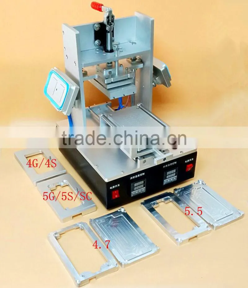 110V-220V bezel middle frame splite for samsung frame laminator for iphone, lcd glue remover vacuum lcd screen separator