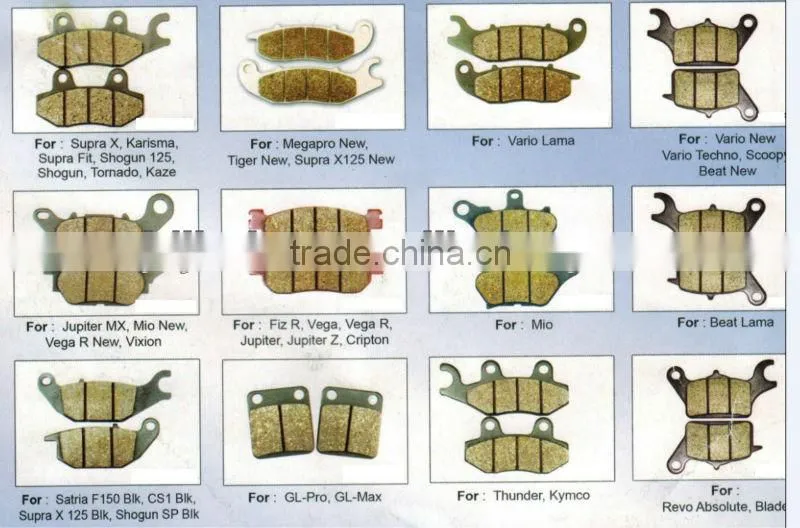 japanese rear brakes pads GL100