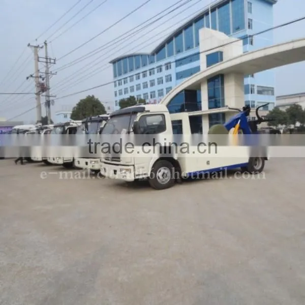 210hp DONGFENG 4*2 Under Lift Wrecker Truck 16 ton