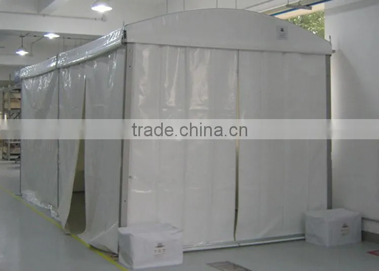Sunproof 3x6m curve tent for bus shuttle station