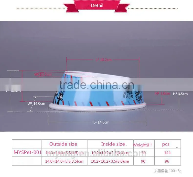 2015 Chinese High Quality pet bowl,cheap plastic pet bowl,fenncy pet bowl