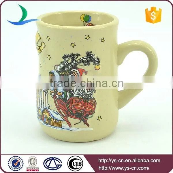 YScc0014-01 Wholesale 3d Christmas Ceramic Mug