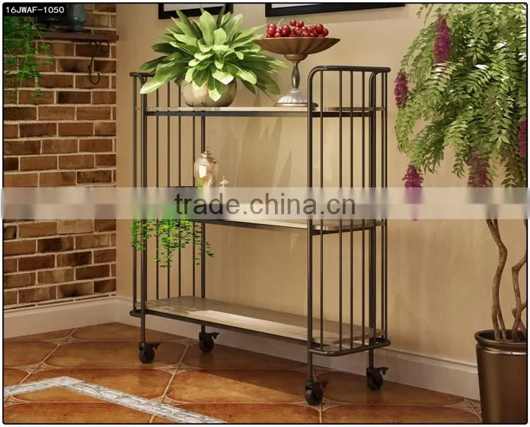 metal frame colorful drawers Antique living room cabinets