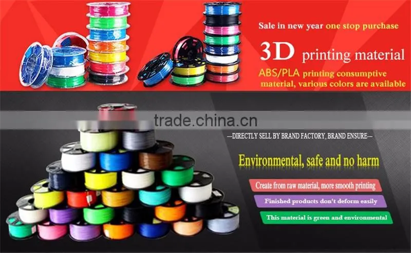 Colorful 3d printing filament 1.75mm pla and abs filament for 3d pen