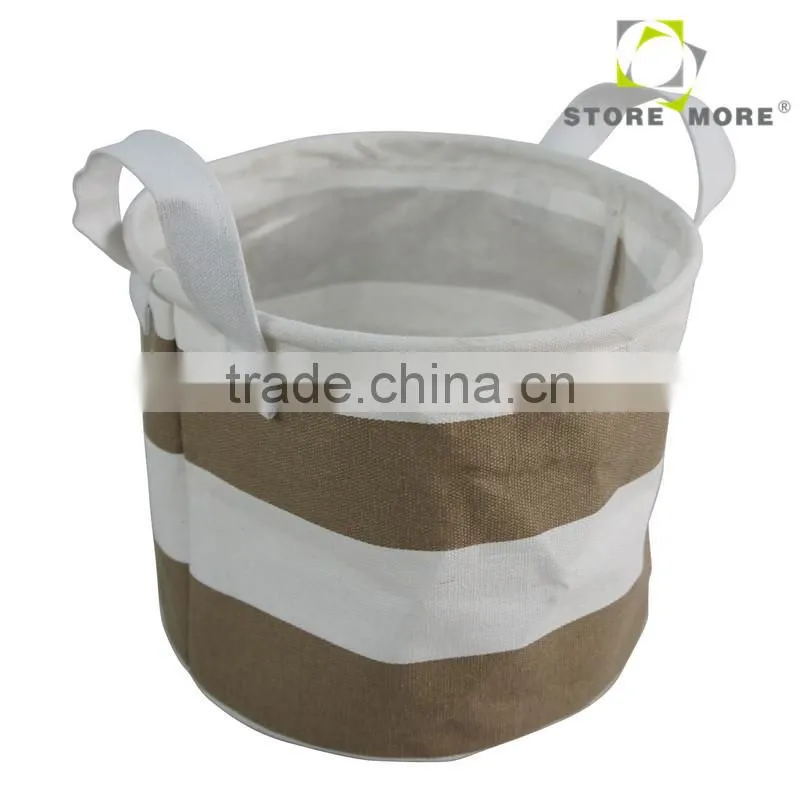 Fabric Storage Laundry Basket Bag