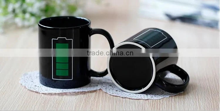 Haonai new style hot sale High quality color change ceramic mug
