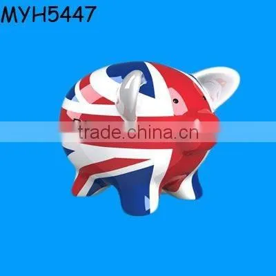 Union Jack porcelain piggy banks