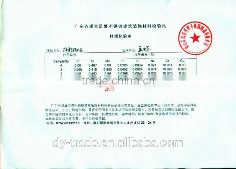 SS201 304 Post Ball Fittings