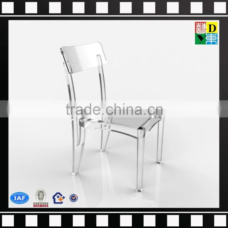 Wholesale clear hot sale cheap acrylic sofa chair modern design acrylic chair with cushion from shenzhen yidong