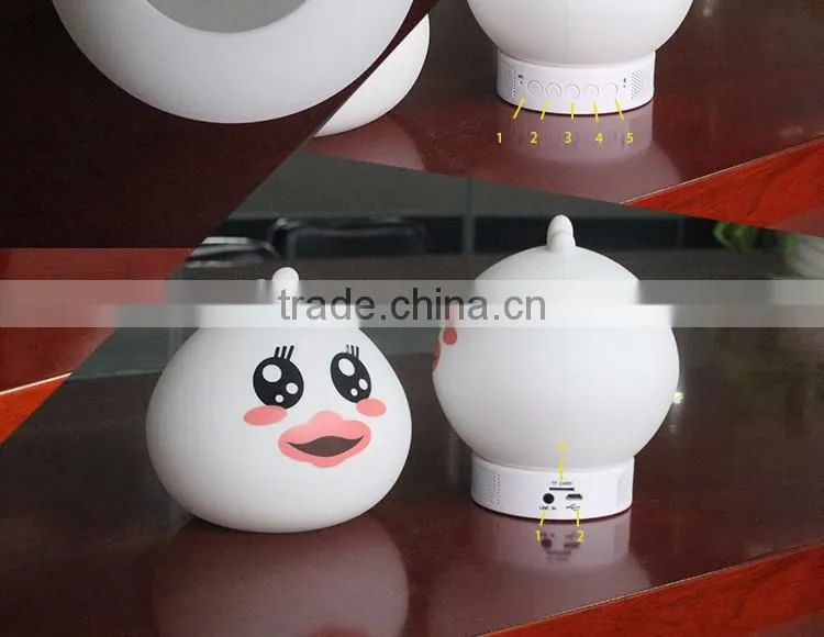 New products mp3 hot videos free download led night light kids waterproof speaker bluetooth