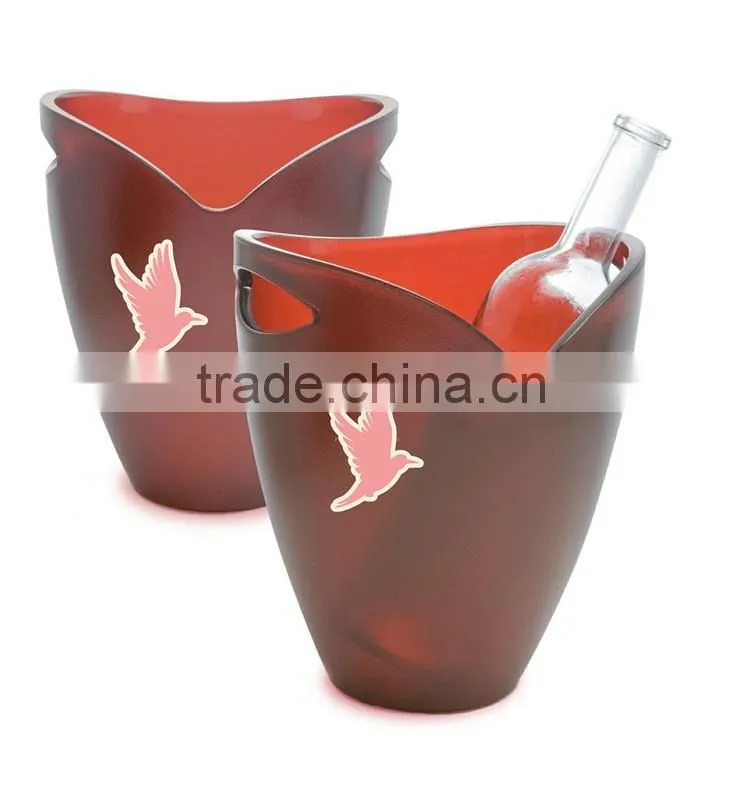 2016 Promotional clear acrylic Plastic oxo ice bucket