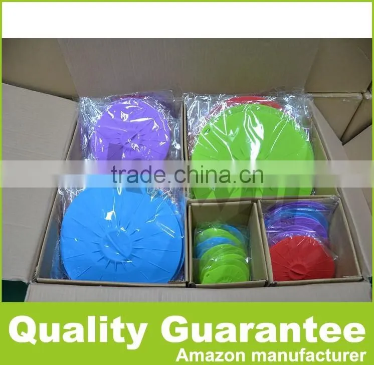 2016 new food grade silicone lid-cooking pot lid-Microwave pan bowl lids Cover-Silicone Suction Lids