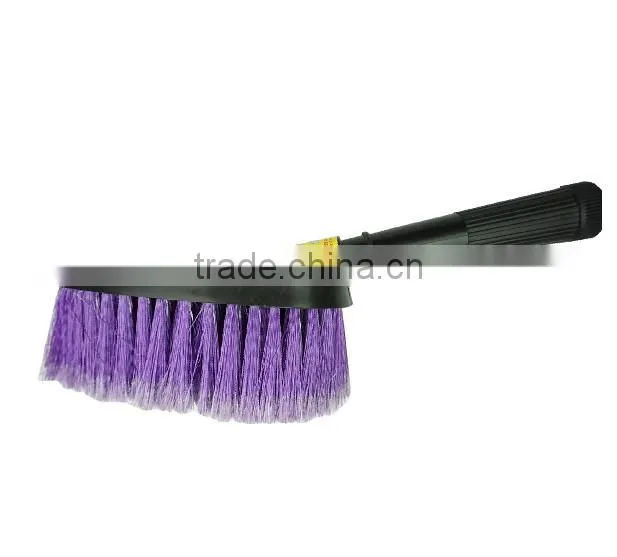 short handle water flow through car wheel cleaning brushes